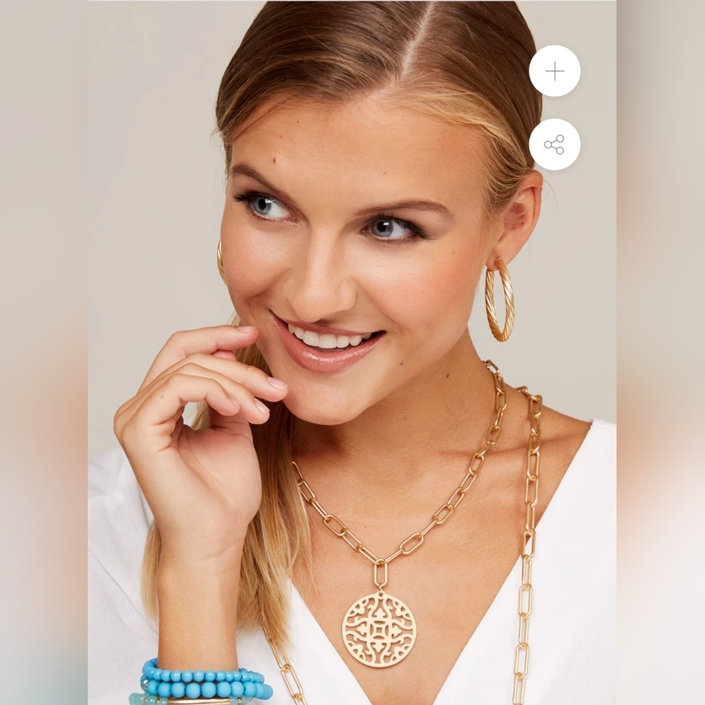 Zenzii Rising Sun Pendant long adjustable Necklace